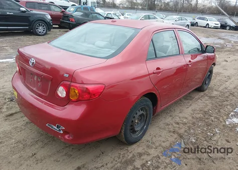 2009 Toyota Corolla Le из США, поврежденный, VIN 1NXBU40E79Z023020